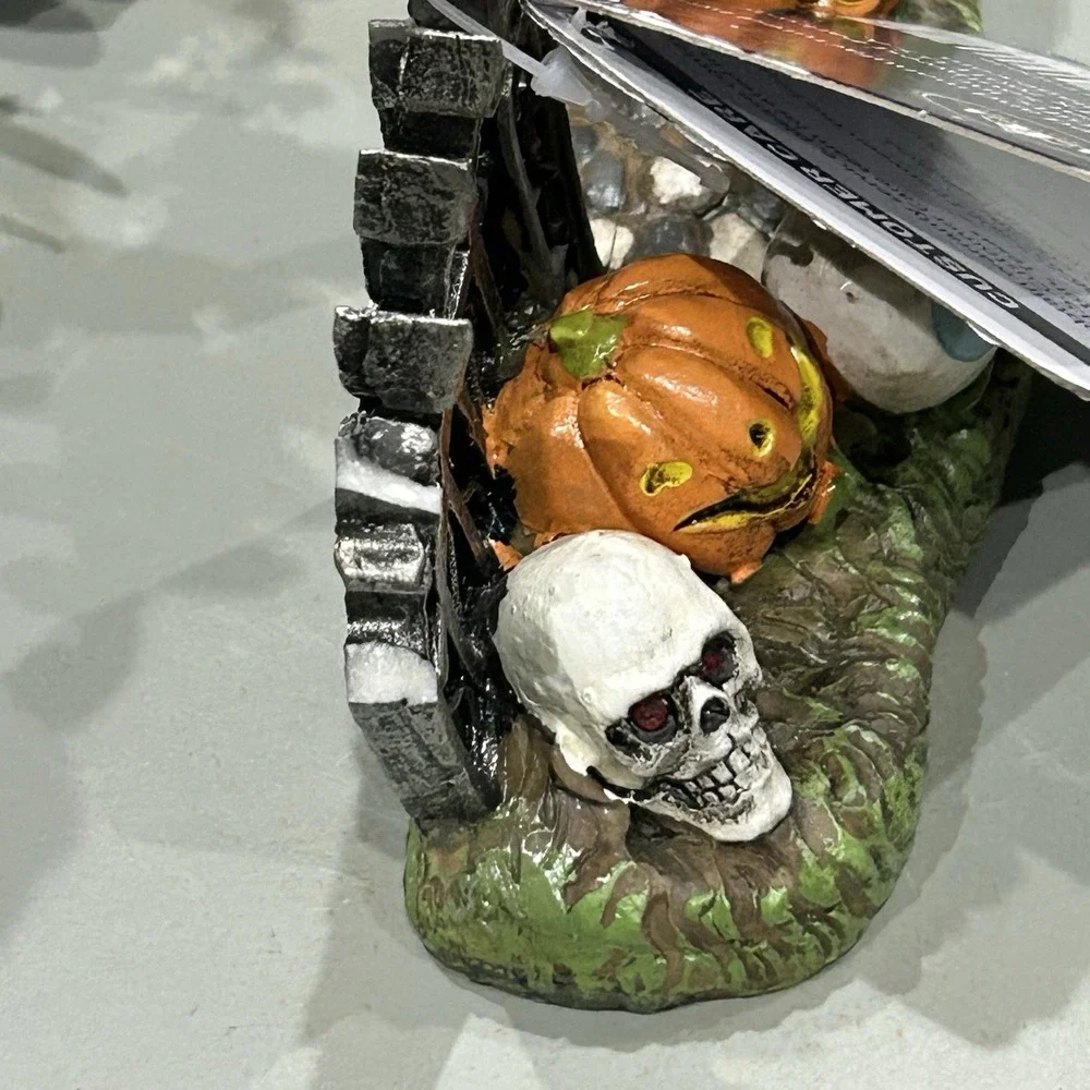 FG Square Halloween Village Spooky Gate New With‎ Tags READ***